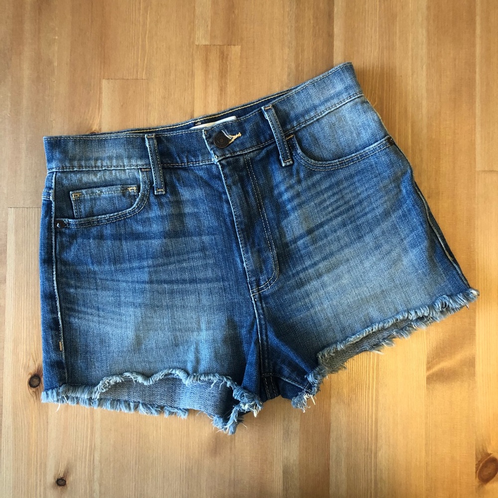 Abercrombie & Fitch high-waisted jean shorts